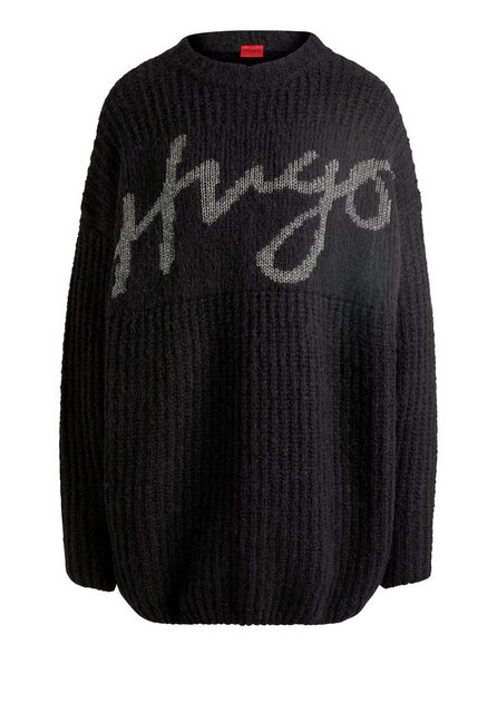 HUGO Strickpullover Sloguessy (1-tlg) günstig online kaufen