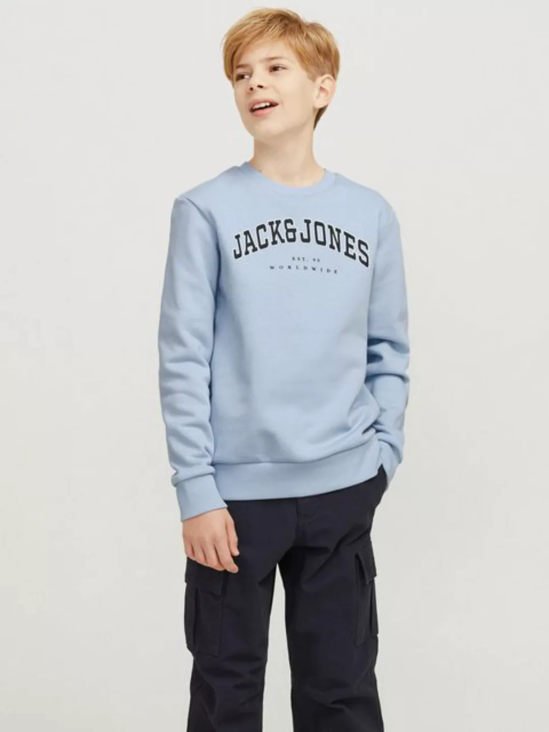 Jack & Jones Junior Sweatshirt JJECALEB VARSITY SWEAT CREW NECK SN JNR günstig online kaufen