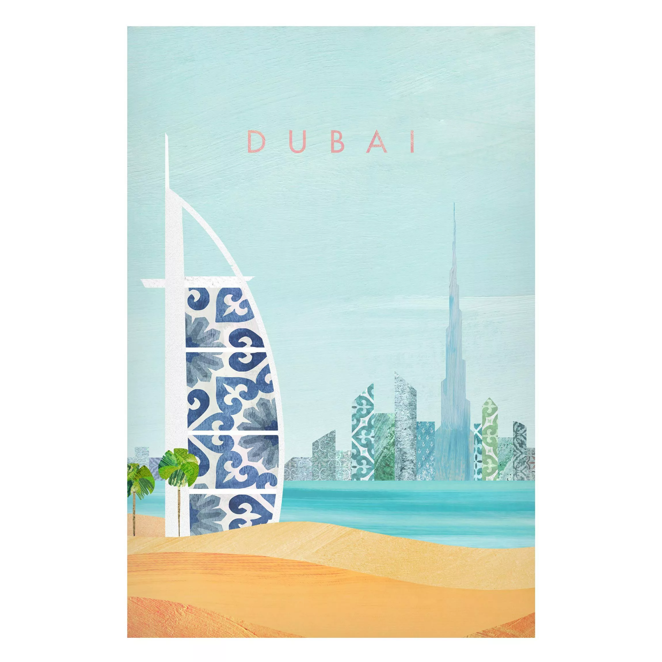 Magnettafel Reiseposter - Dubai günstig online kaufen