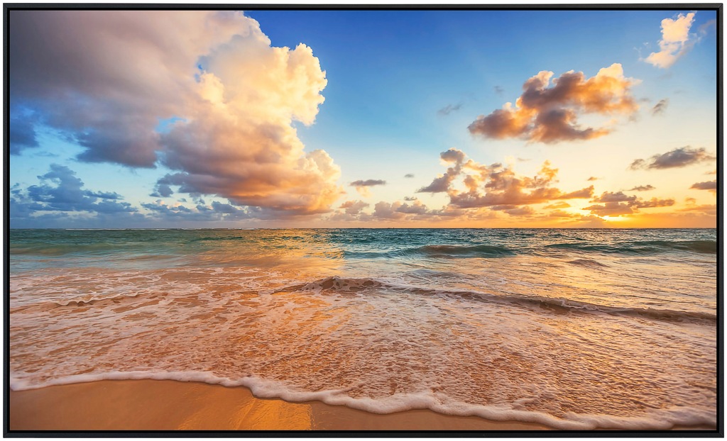 Papermoon Infrarotheizung »Karibischer Strand«, sehr angenehme Strahlungswä günstig online kaufen