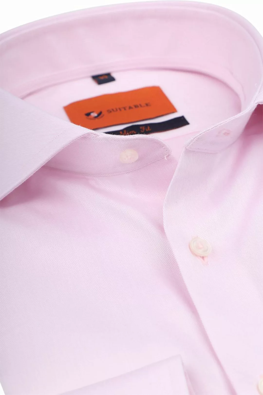 Suitable Hemd Twill Stretch Rosa - Größe 41 günstig online kaufen