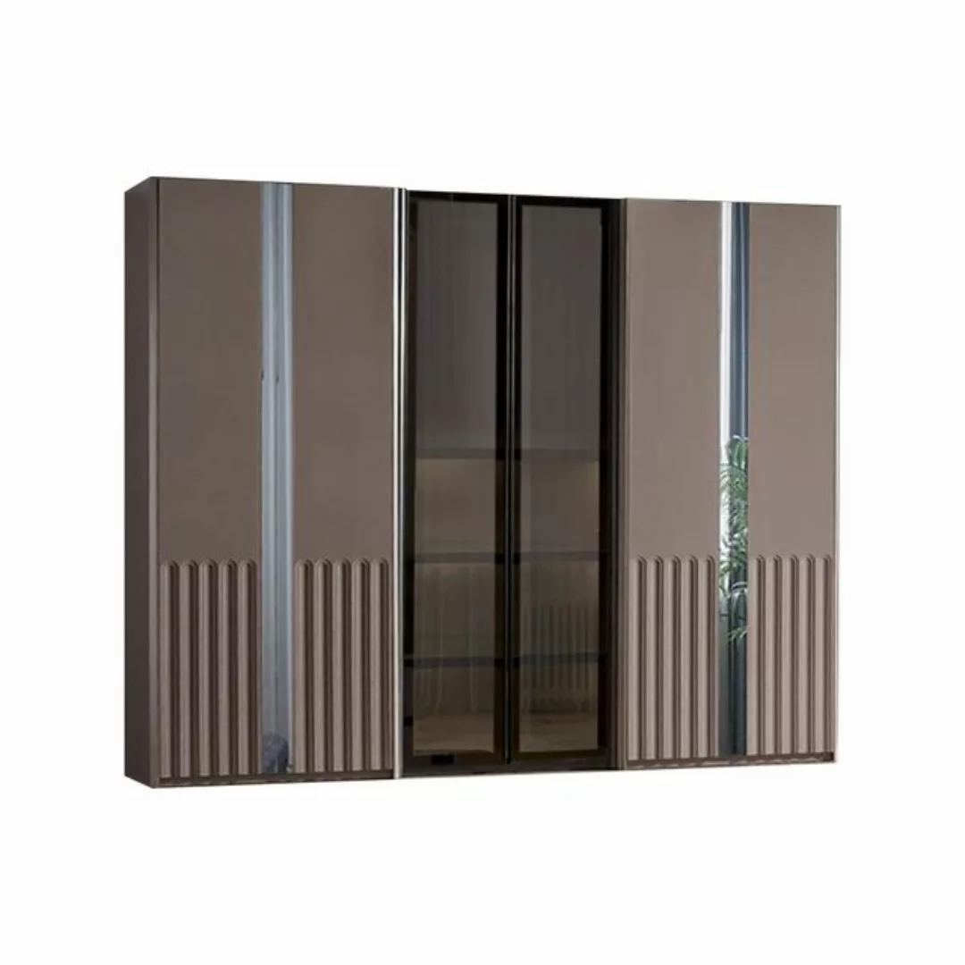 Xlmoebel Kleiderschrank Modernes Schlafzimmermöbelset in Beige - Elegante ( günstig online kaufen