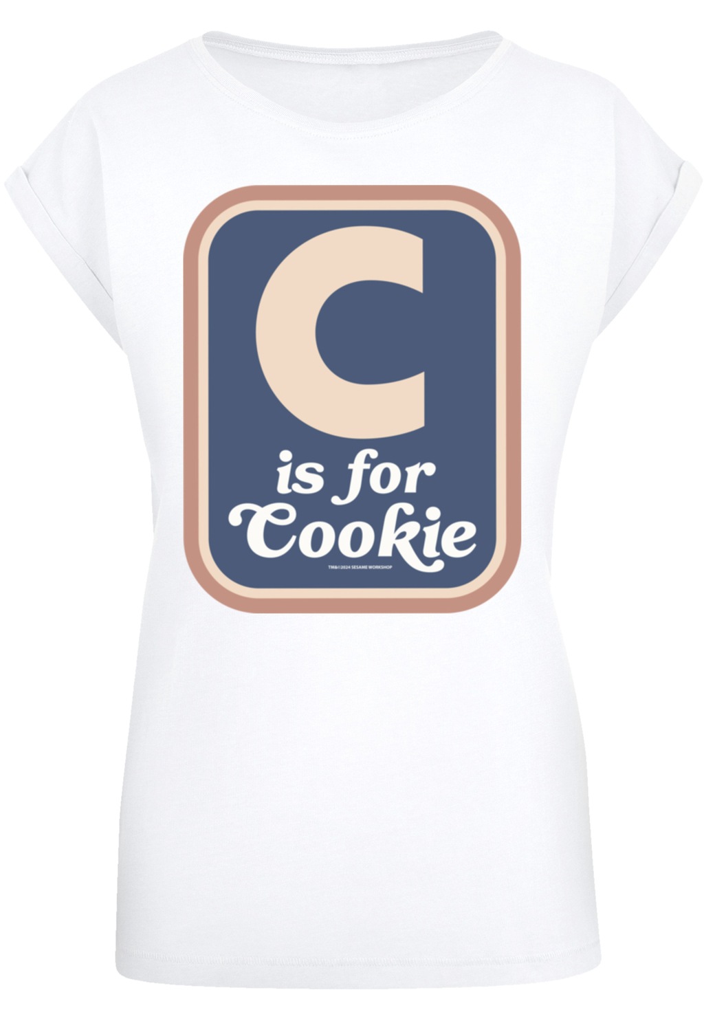 F4NT4STIC T-Shirt "Sesamstraße C is for Cookie", Premium Qualität, Weihnach günstig online kaufen