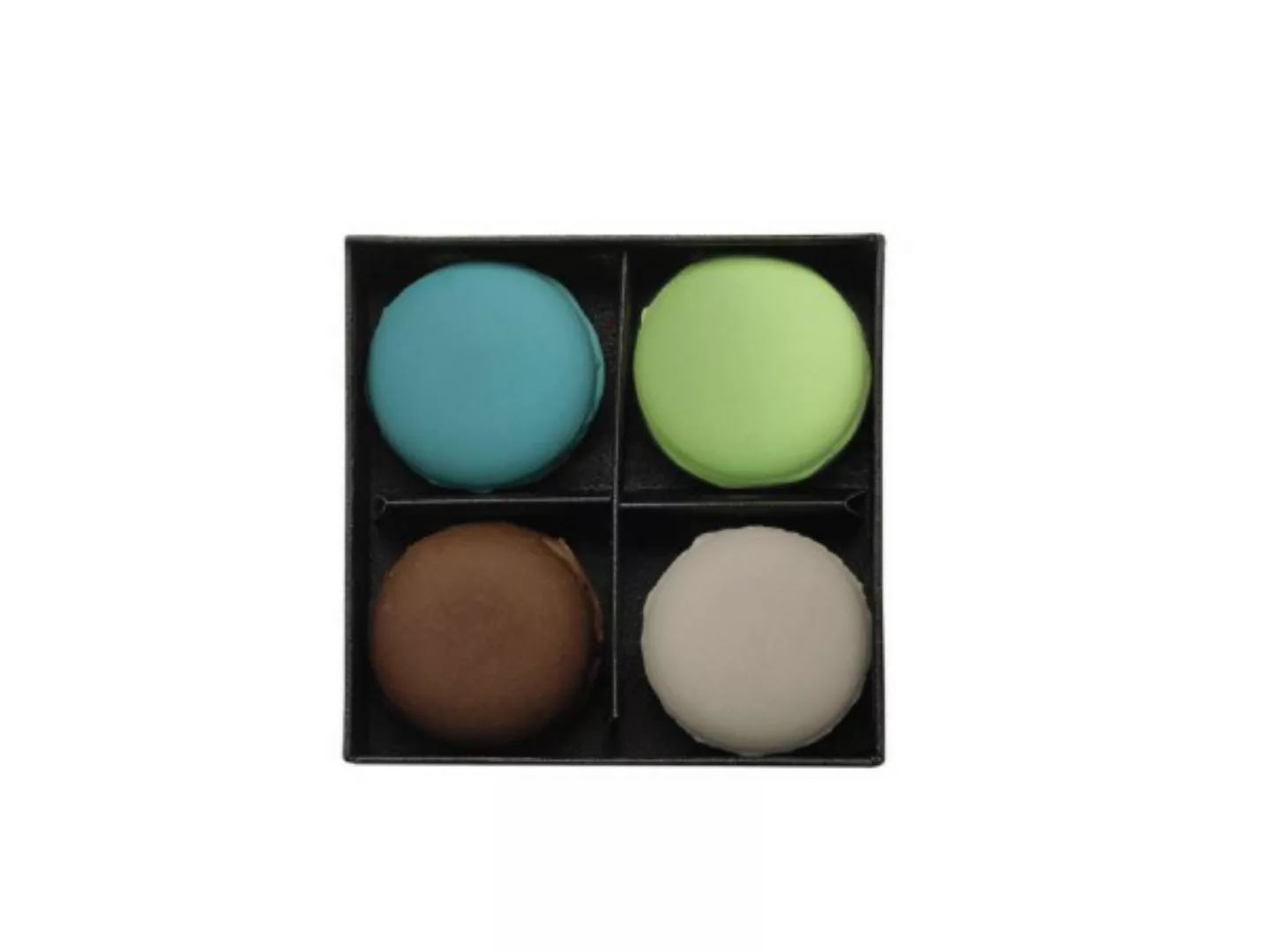 Macaron - 4er Set Mint & Chocolate günstig online kaufen