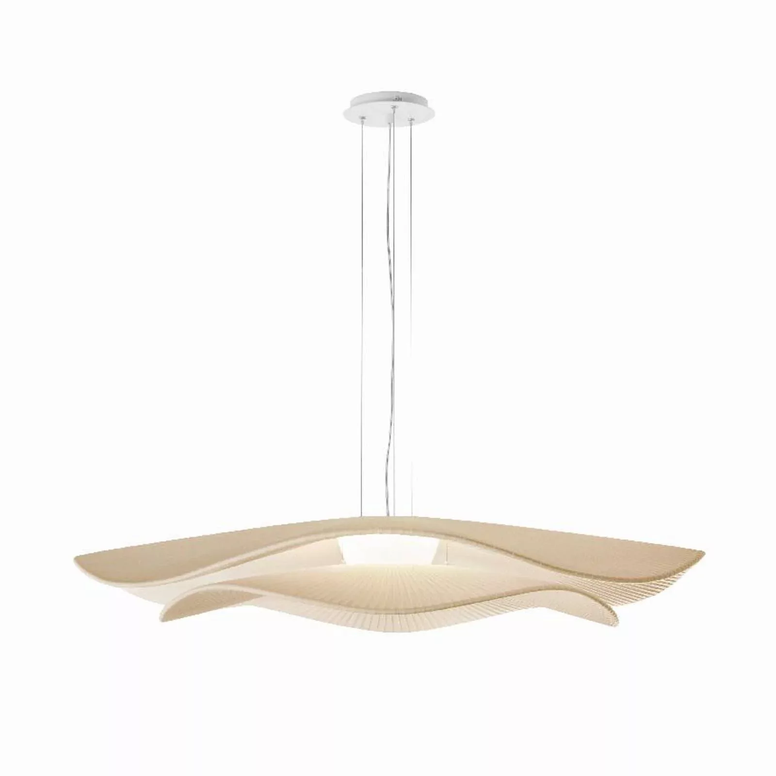 Bover LED-Hängelampe Mediterránia S/105.2, weiß/cremefarben günstig online kaufen