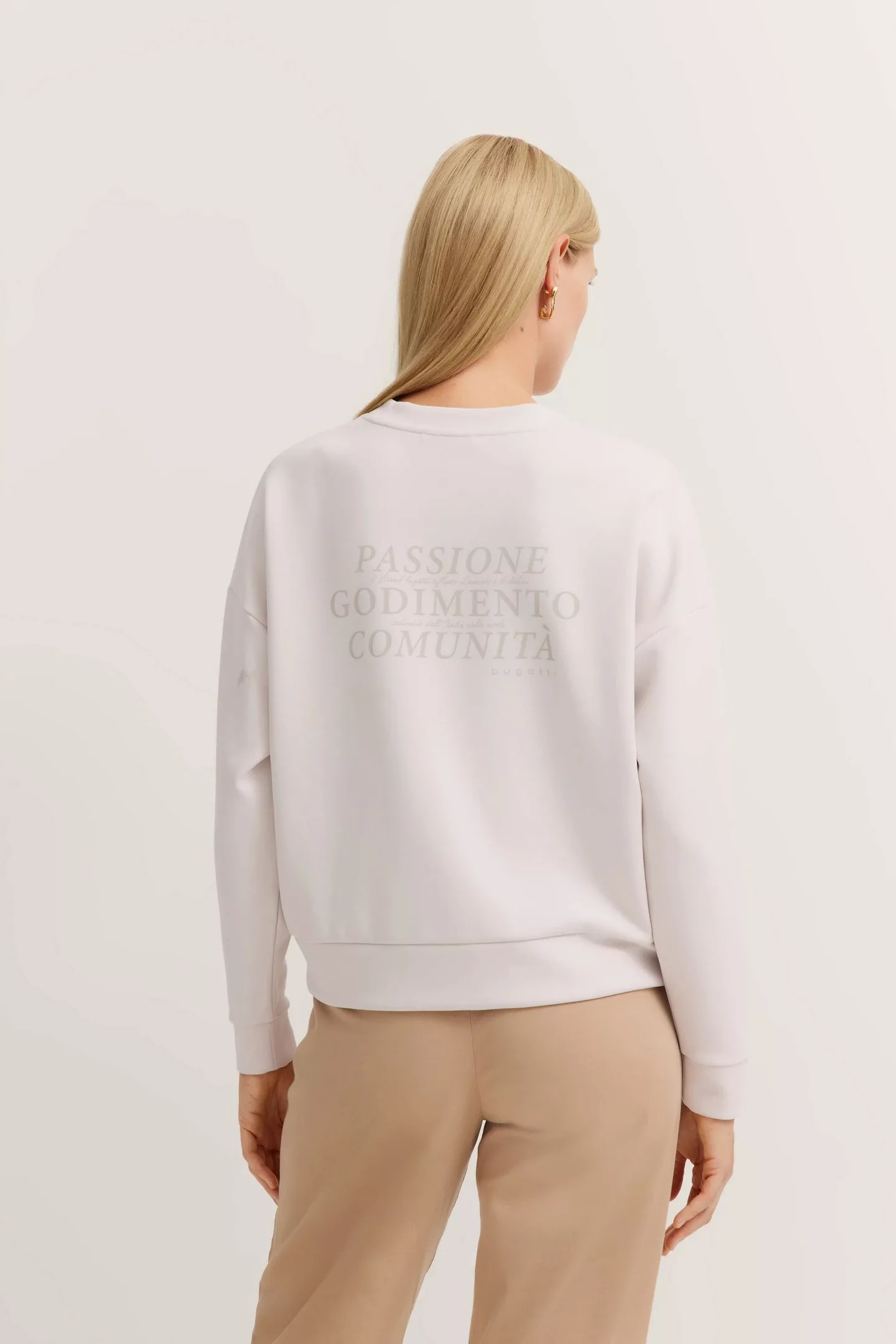 bugatti Sweatshirt, mit Schriftzug günstig online kaufen