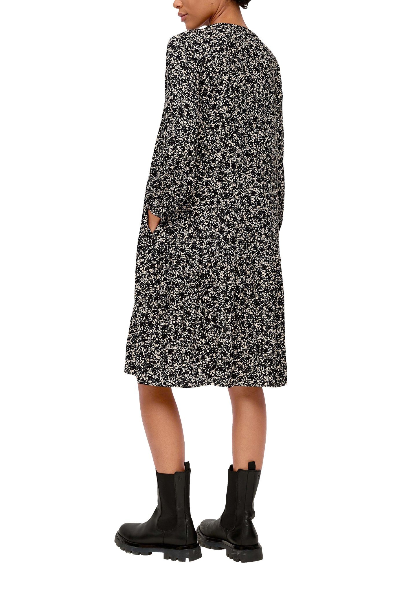s.Oliver Minikleid Sommerkleid mit 3/4-Ärmeln günstig online kaufen