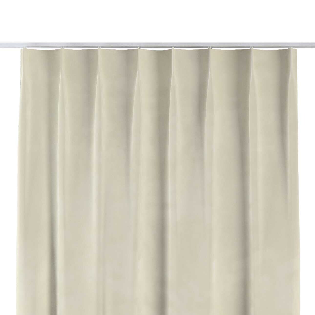 Vorhang mit flämischen 1-er Falten, altweiß, Velvet (704-10) günstig online kaufen