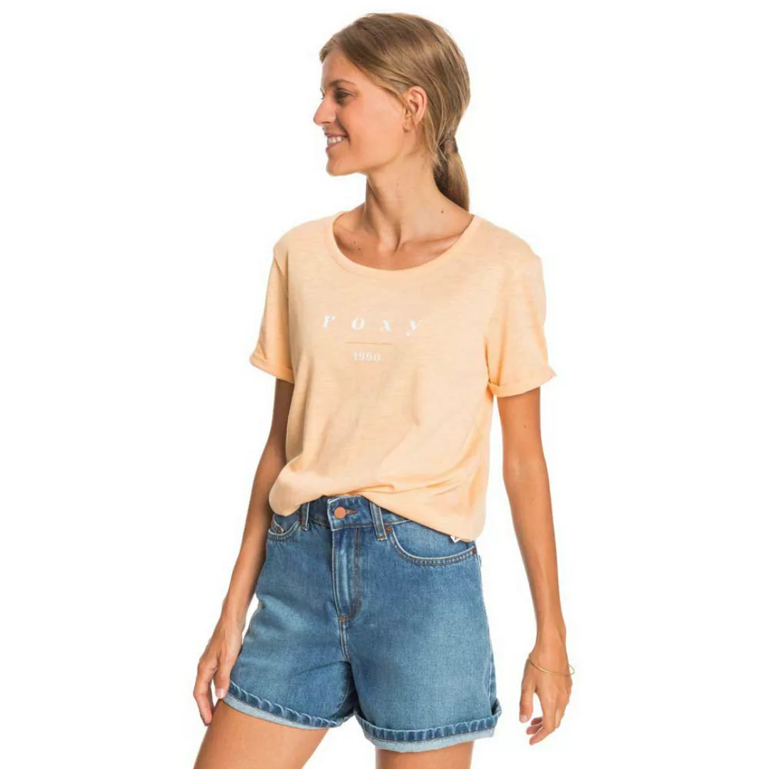 Roxy Oceanholic Kurzärmeliges T-shirt L Apricot Ice günstig online kaufen