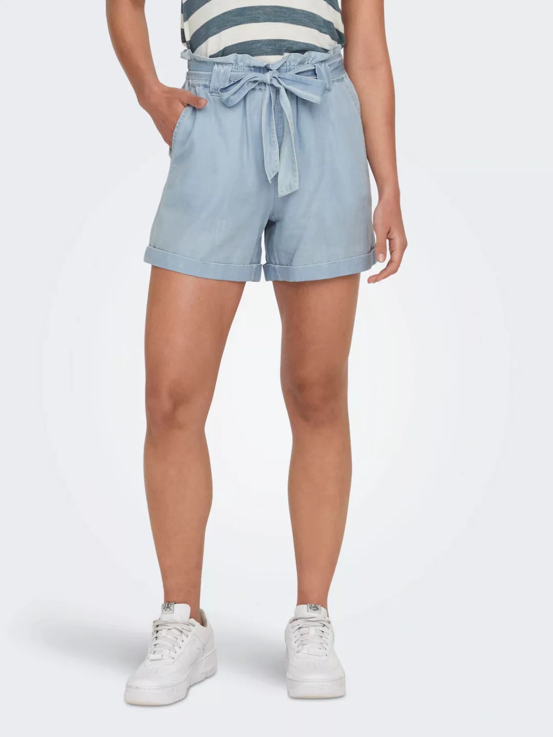 ONLY Shorts "ONLBEA SMILLA HW PB LOOSE DNM SHORTS", im Denim Look günstig online kaufen