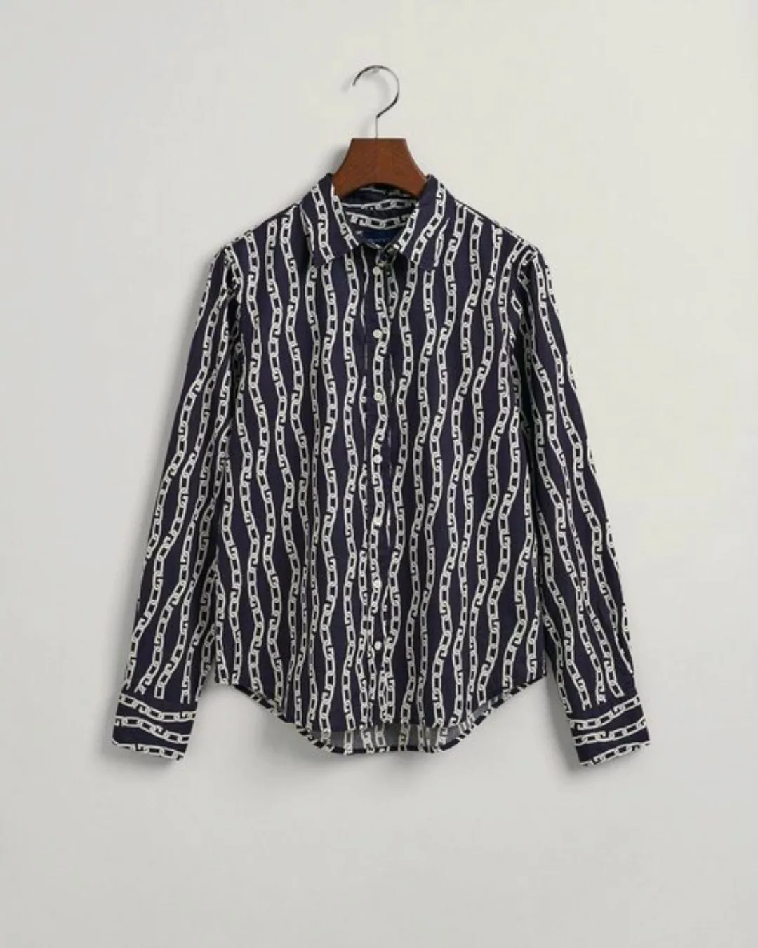 Gant Blusenshirt REG CHAIN PRINT COTTON VOILE SHIRT günstig online kaufen