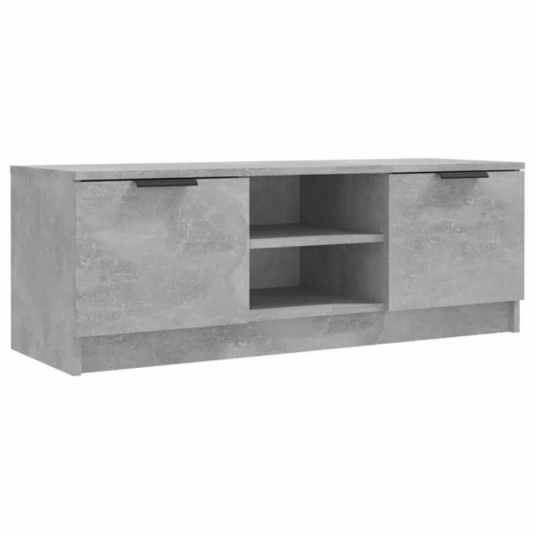 vidaXL TV-Schrank TV-Schrank Betongrau 102x35x36,5 cm Spanplatte Lowboard günstig online kaufen