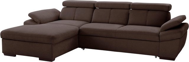 exxpo - sofa fashion Ecksofa "Salerno, inkl. Kopf- und Armteilverstellung, günstig online kaufen