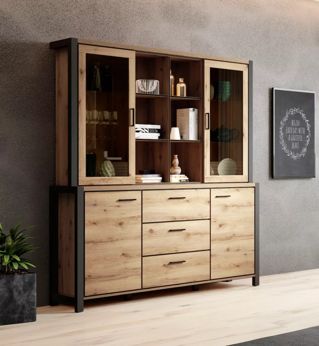 Home affaire Buffet "Aktiv", (B/T/H): 180/40,5/200 cm günstig online kaufen