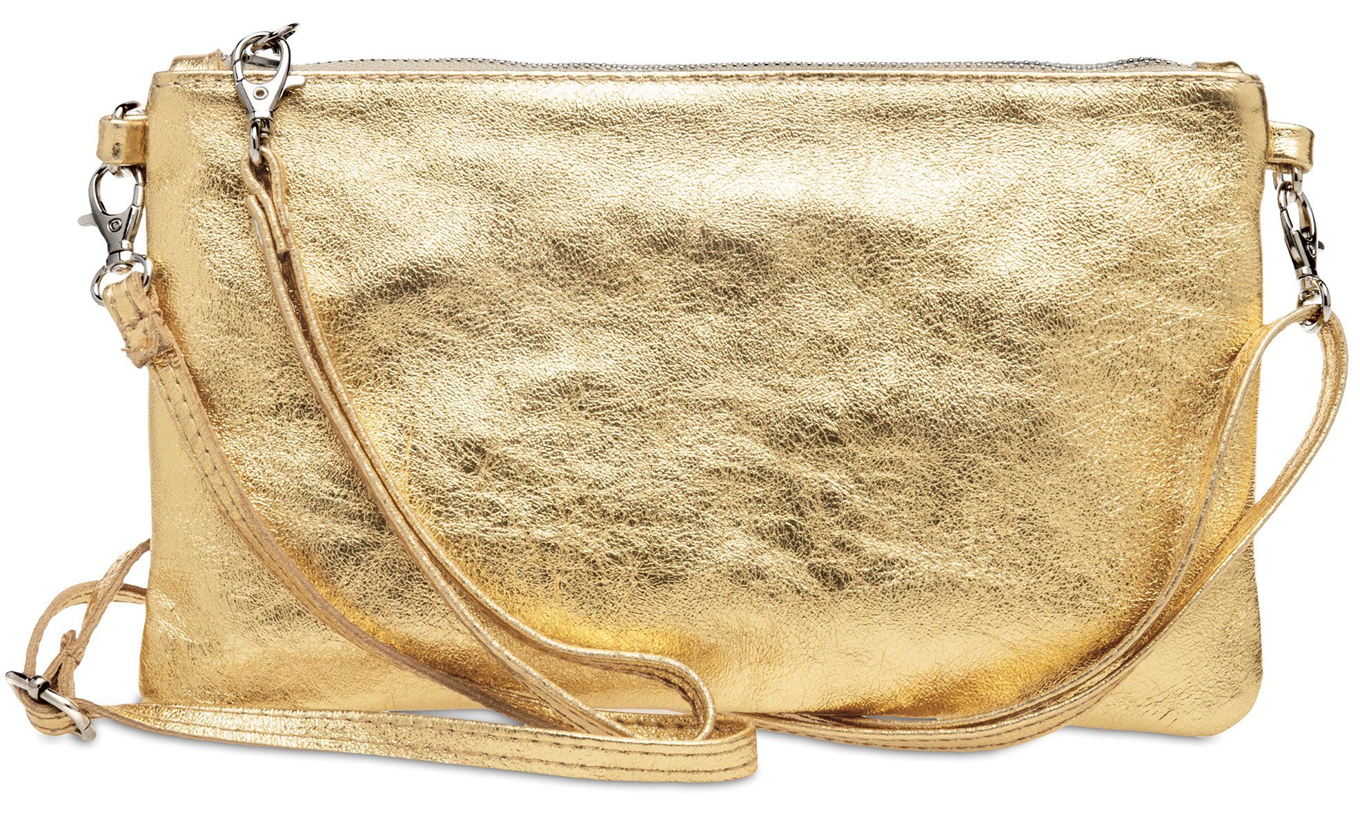 Caspar Clutch Leder Abendtasche Damen Umhängetasche günstig online kaufen