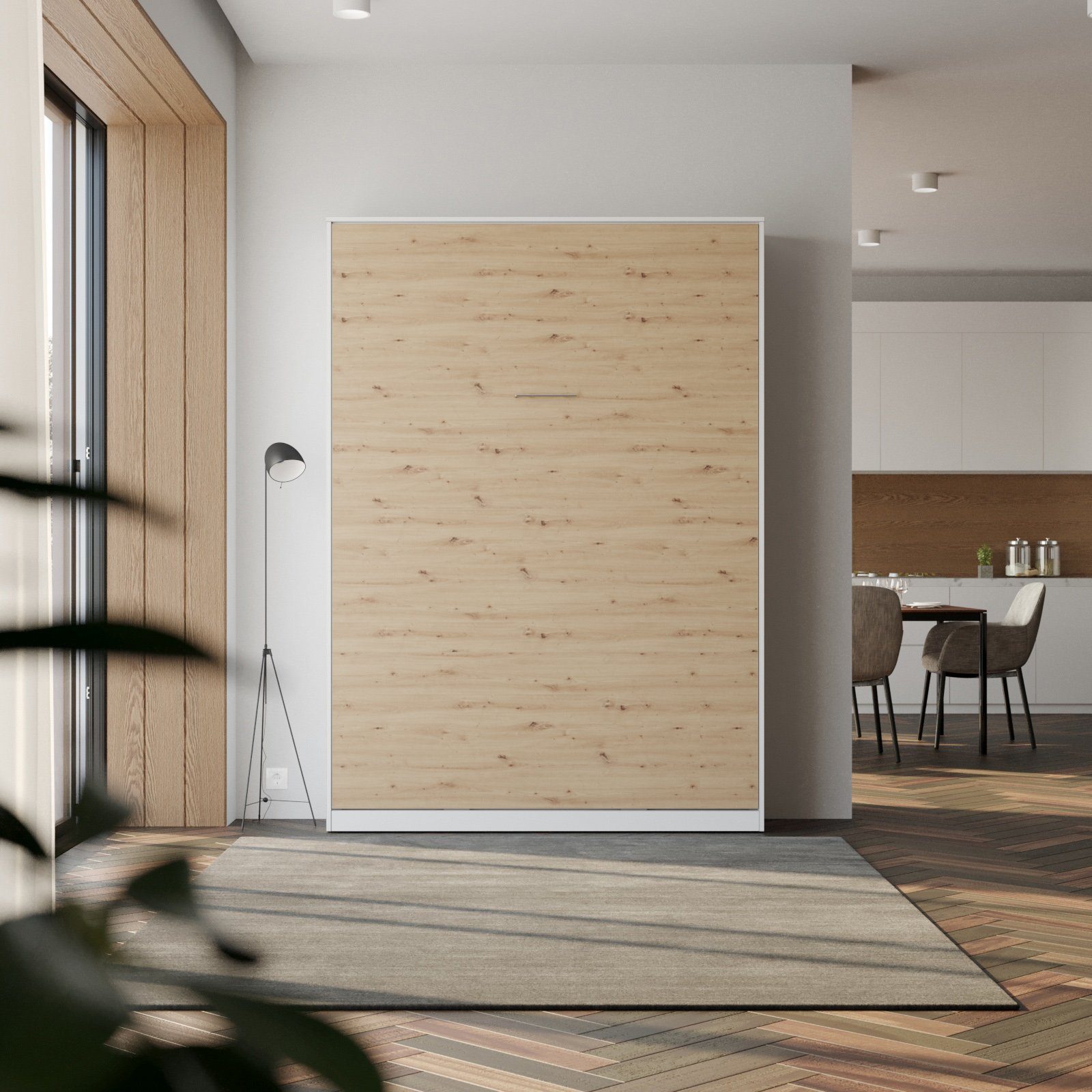 SMARTBett Schrankbett mit Matratze 100x200 / günstig online kaufen