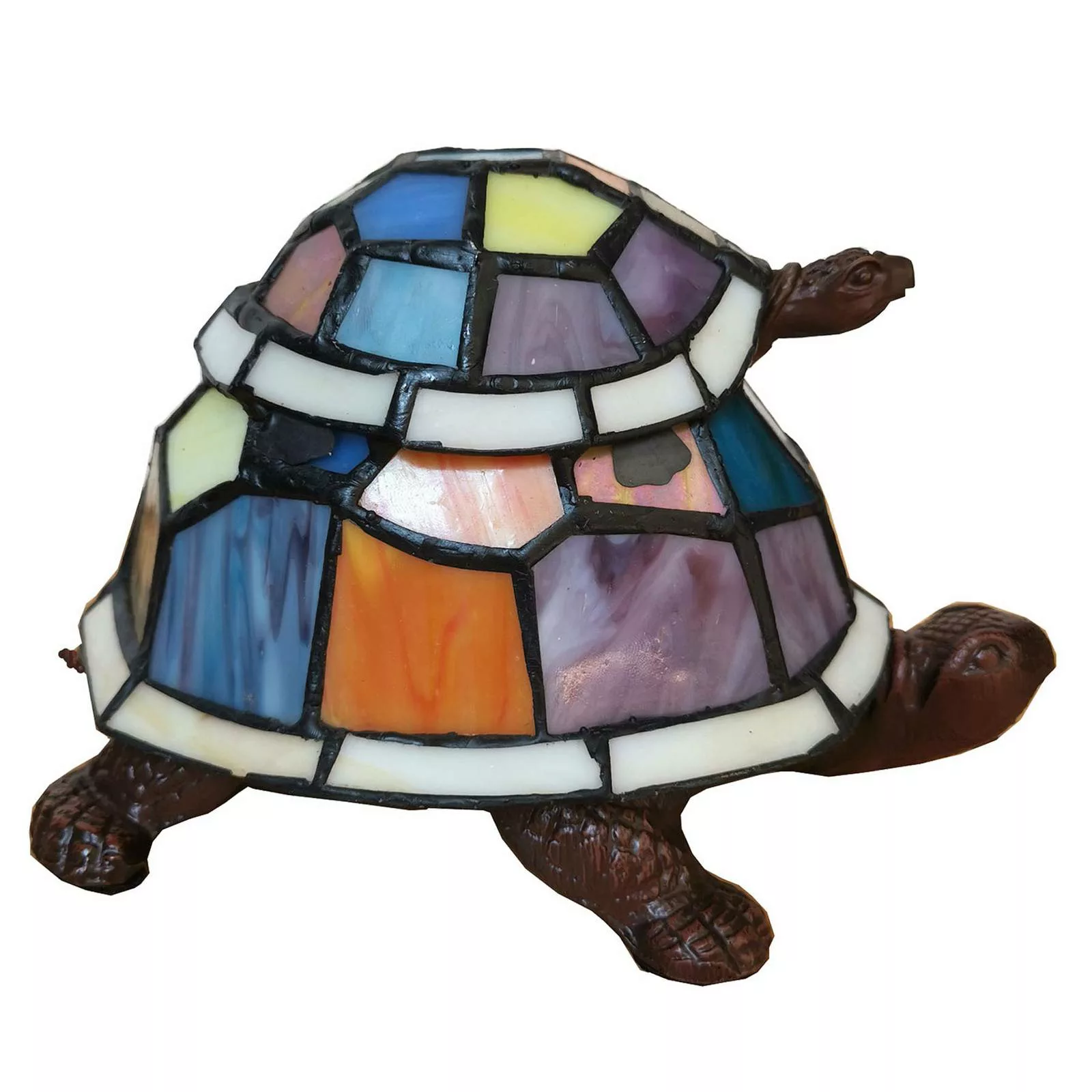 Dekoleuchte 6002, Schildkrötenduo im Tiffany-Look günstig online kaufen
