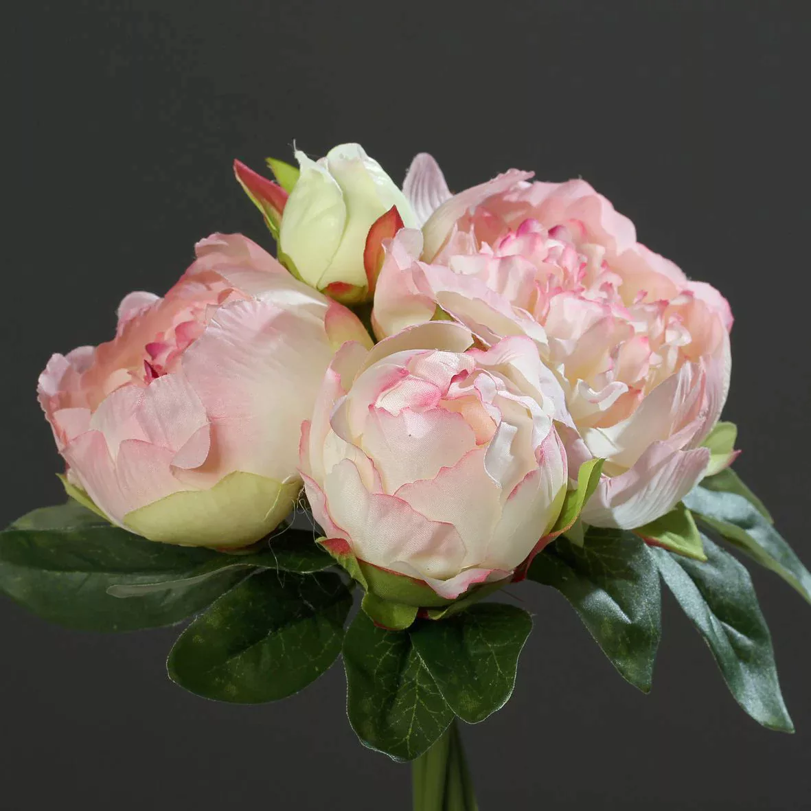 Kunstblume Päonien-Bouquet 20cm rosa günstig online kaufen