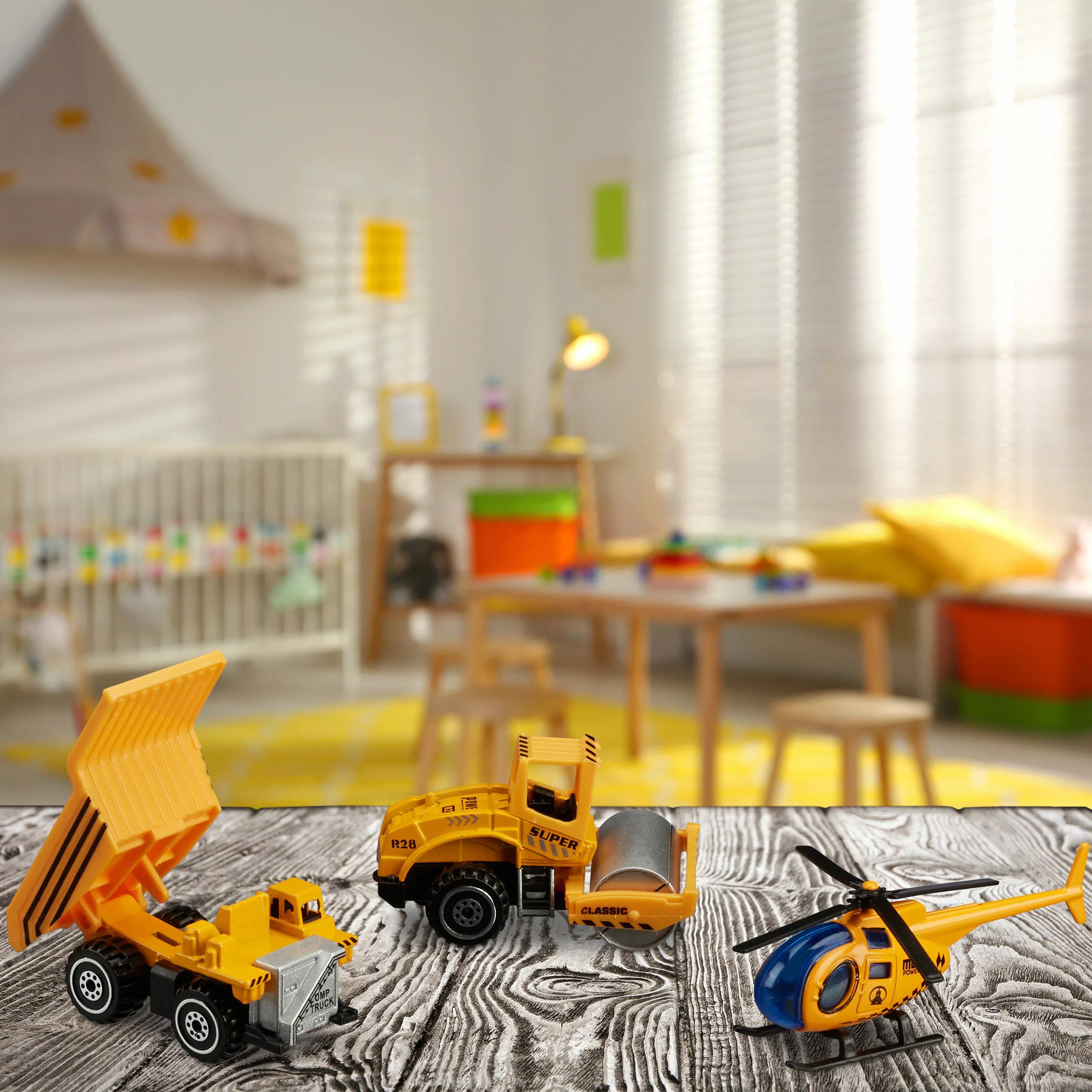 relaxdays Spielzeug-Auto Baustellenfahrzeuge Kinder 6er Set günstig online kaufen