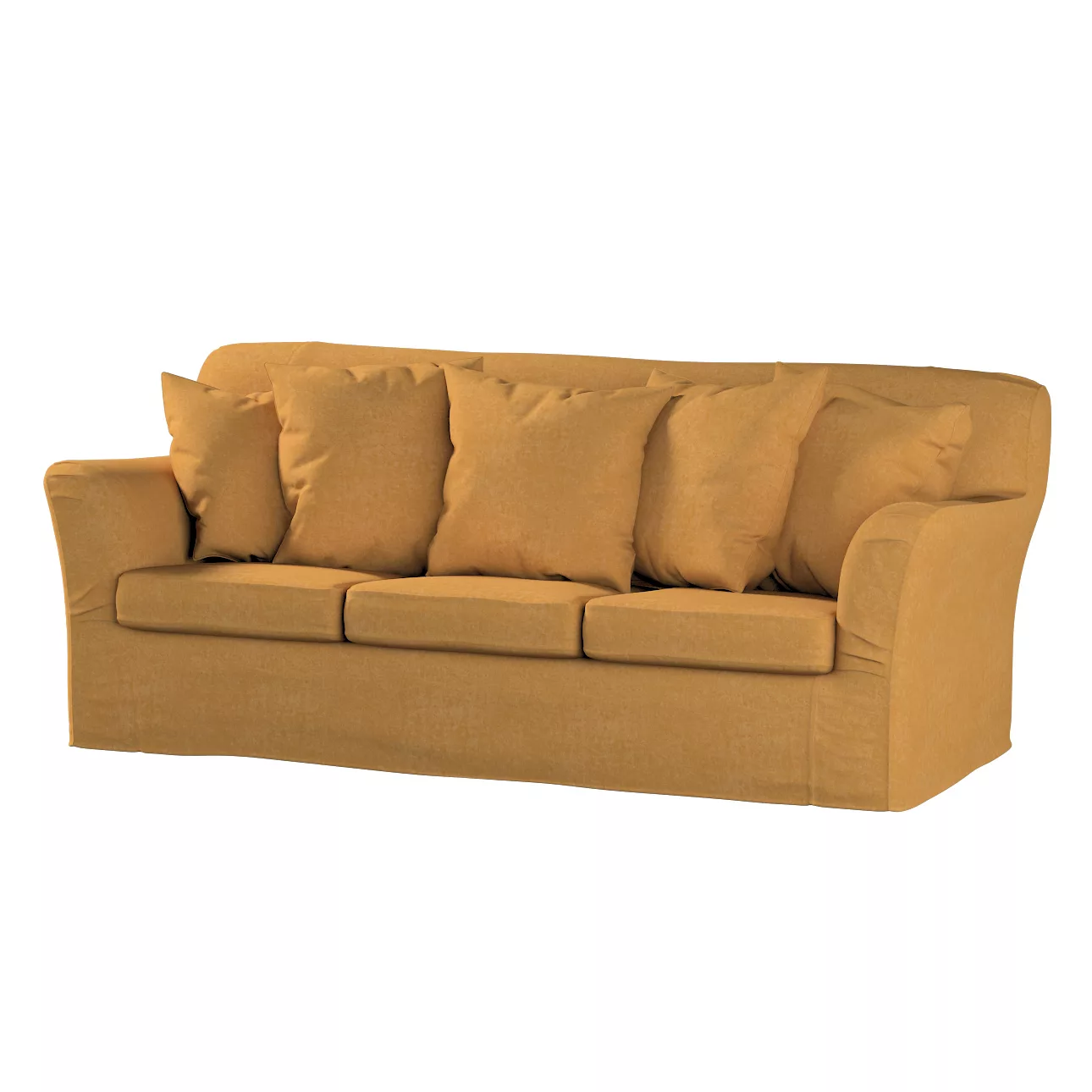 Bezug für Tomelilla 3-Sitzer Sofa nicht ausklappbar, honiggelb, Sofahusse, günstig online kaufen