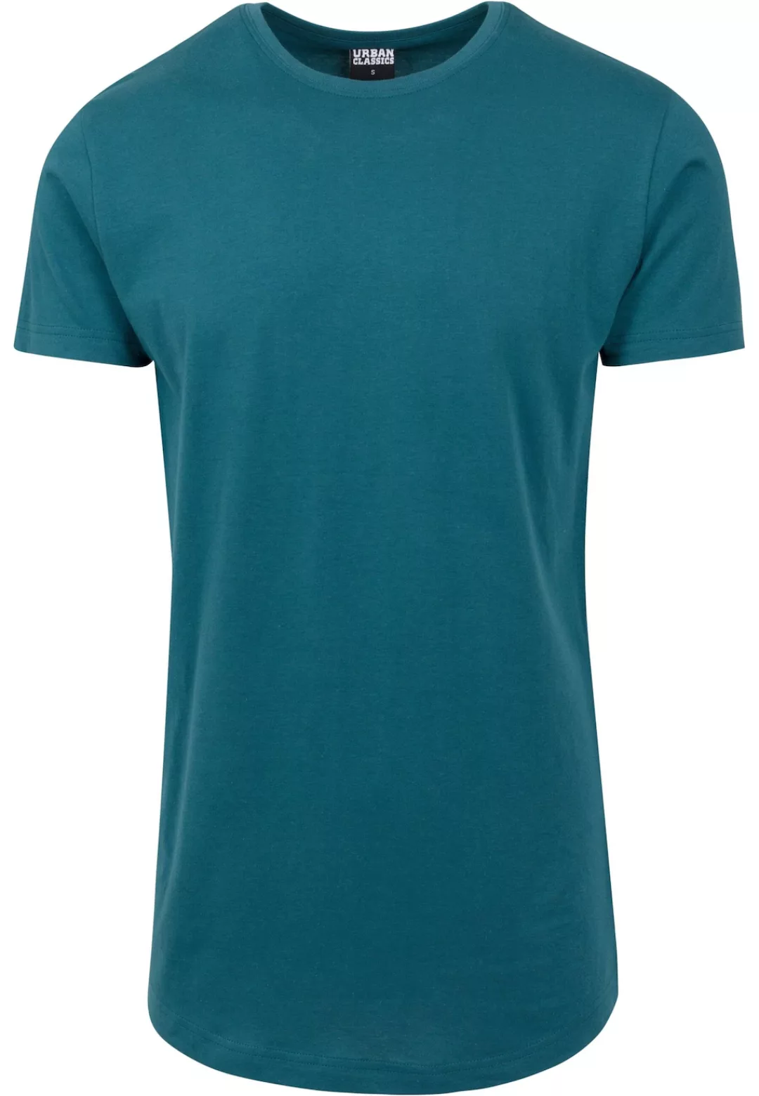 URBAN CLASSICS Kurzarmshirt "Urban Classics Herren Shaped Long Tee" günstig online kaufen