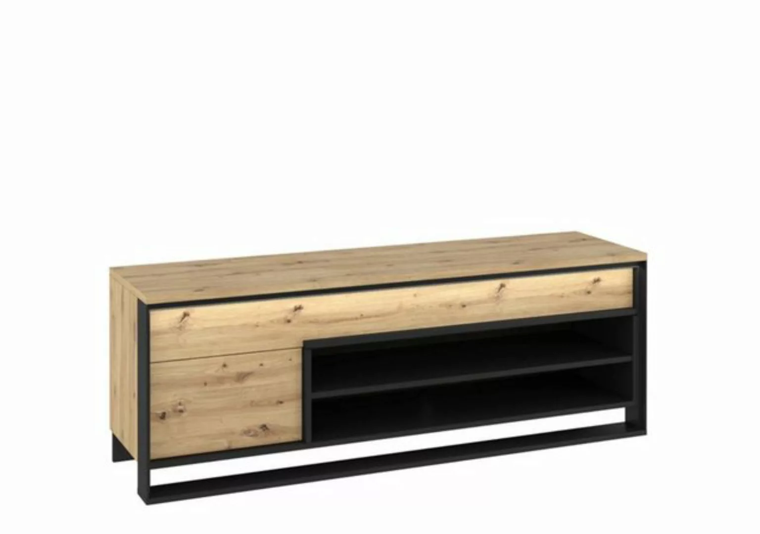 Beautysofa TV-Schrank Quant (inklusive LED-Beleuchtung, Lowboard für Wohnzi günstig online kaufen