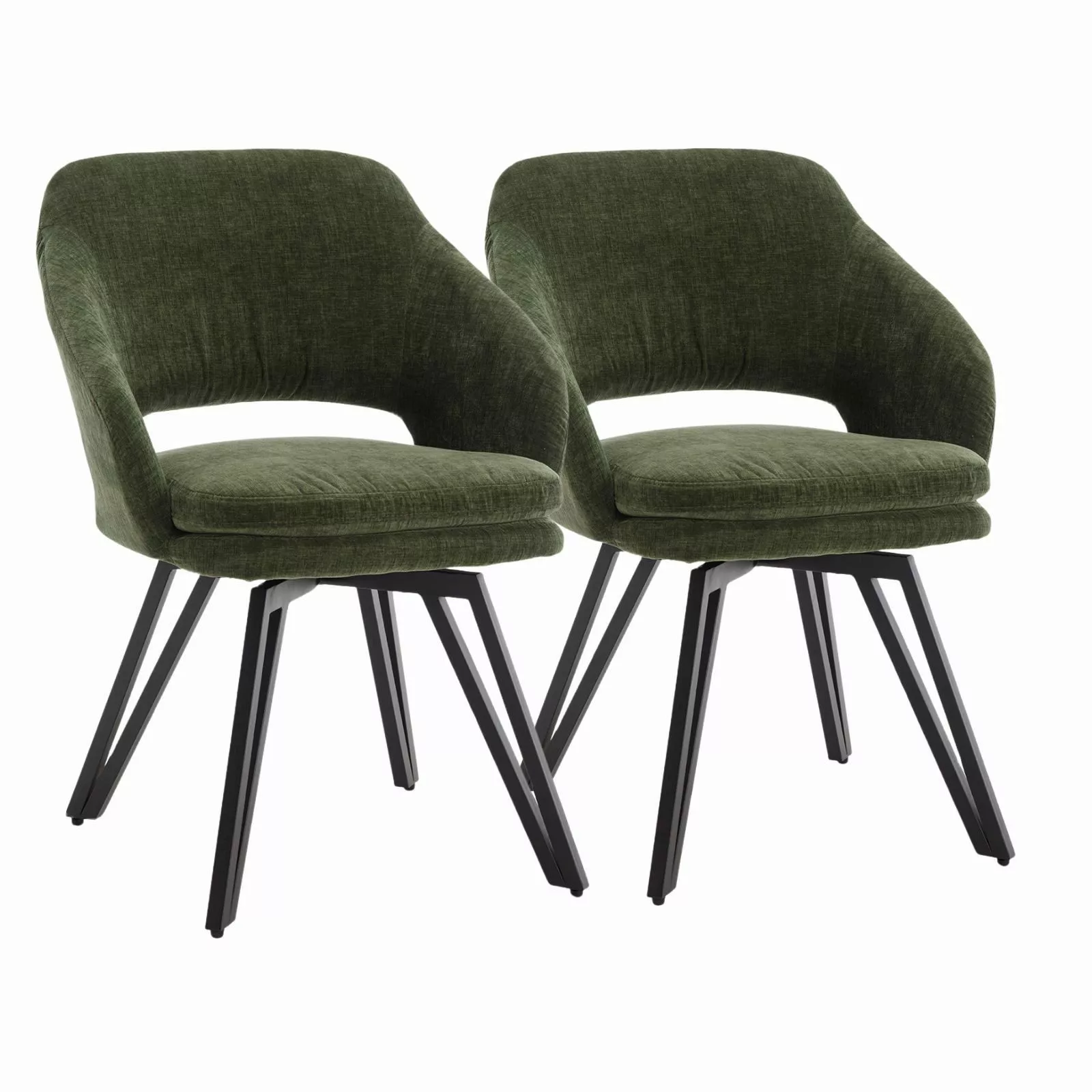 CHAIRUS Esszimmerstuhl 2er Set Leinen/Chenille-Esszimmerstühle mit günstig online kaufen