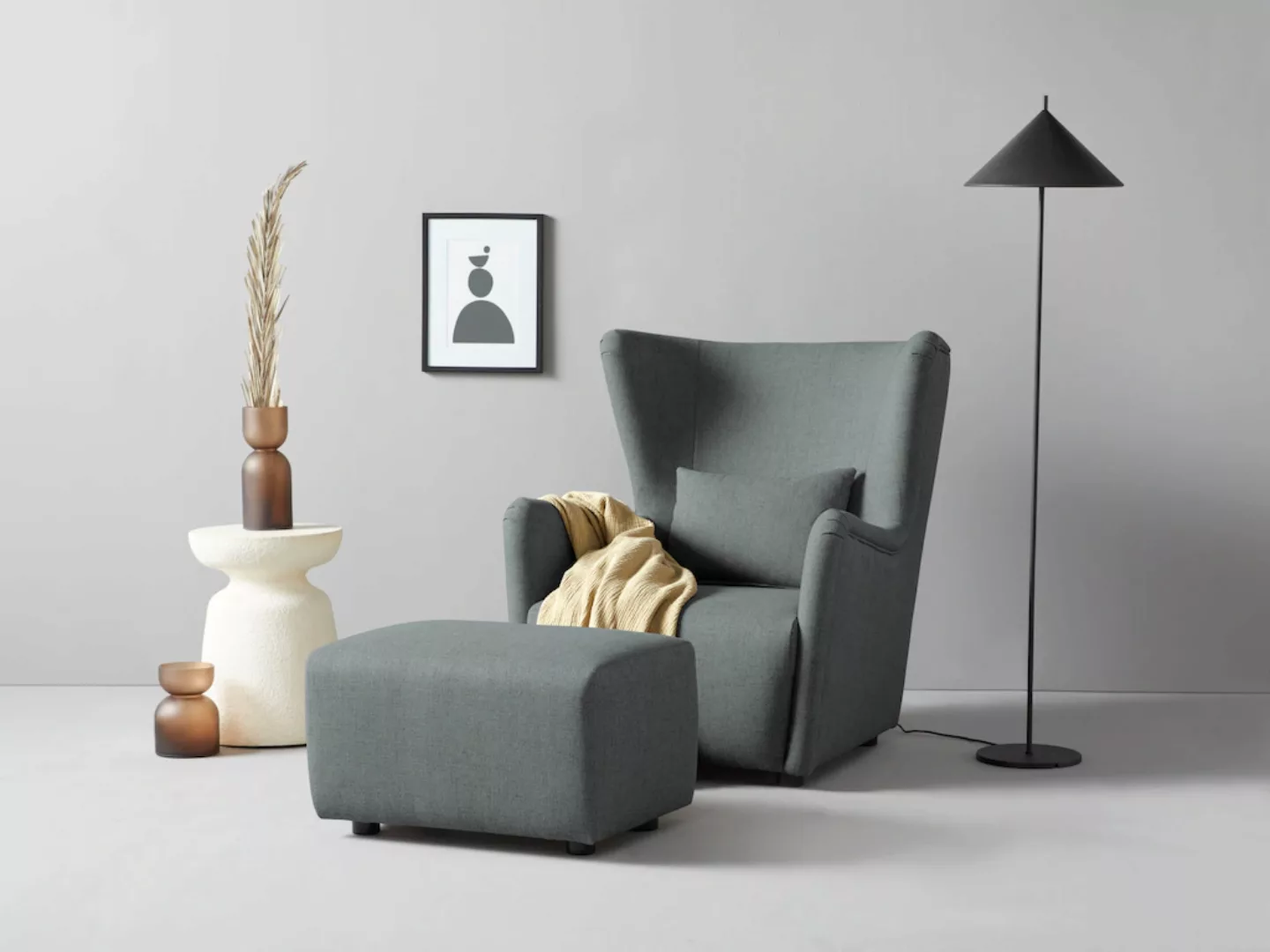 LeGer Home by Lena Gercke Ohrensessel »Levke Sessel«, wahlweise mit oder oh günstig online kaufen