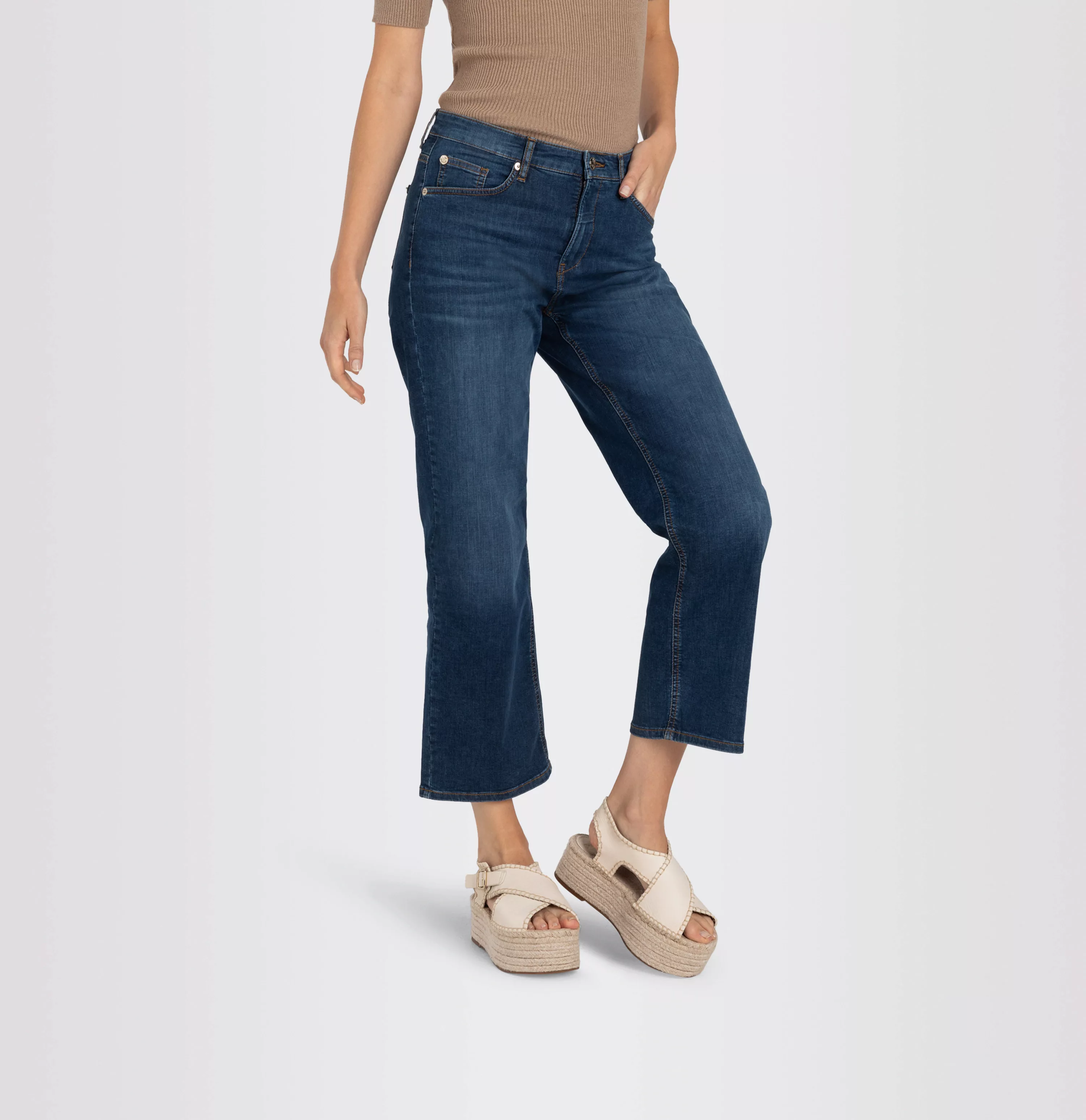 5-Pocket-Jeans MAC JEANS - CULOTTE, Light weight denim günstig online kaufen