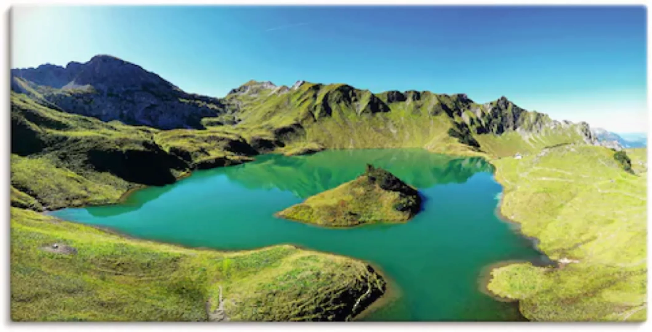 Artland Leinwandbild »Schrecksee Bayerischen Hochalpen«, Berge & Alpenbilde günstig online kaufen