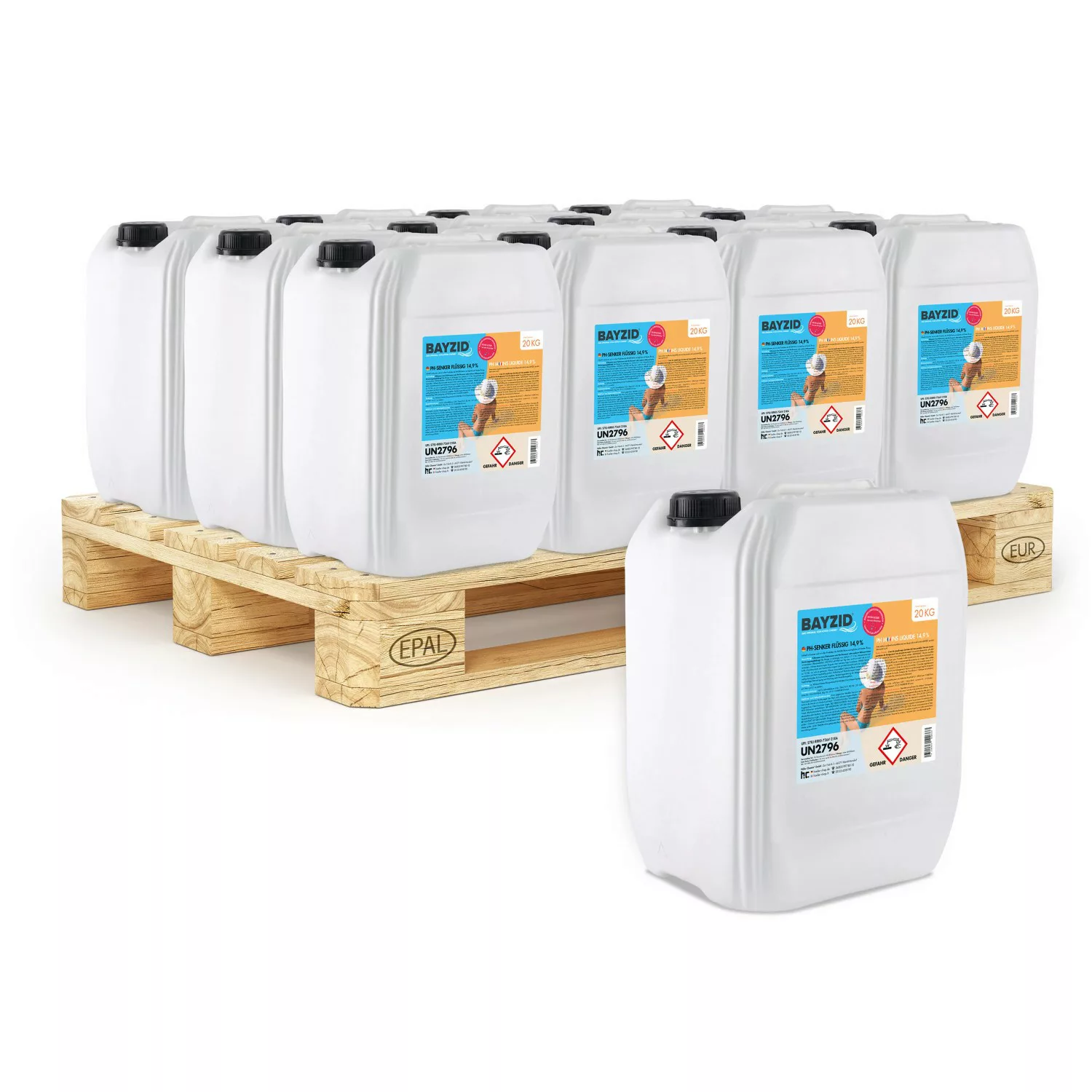 Bayzid pH Minus Flüssig 14,9% 24 x 20kg günstig online kaufen