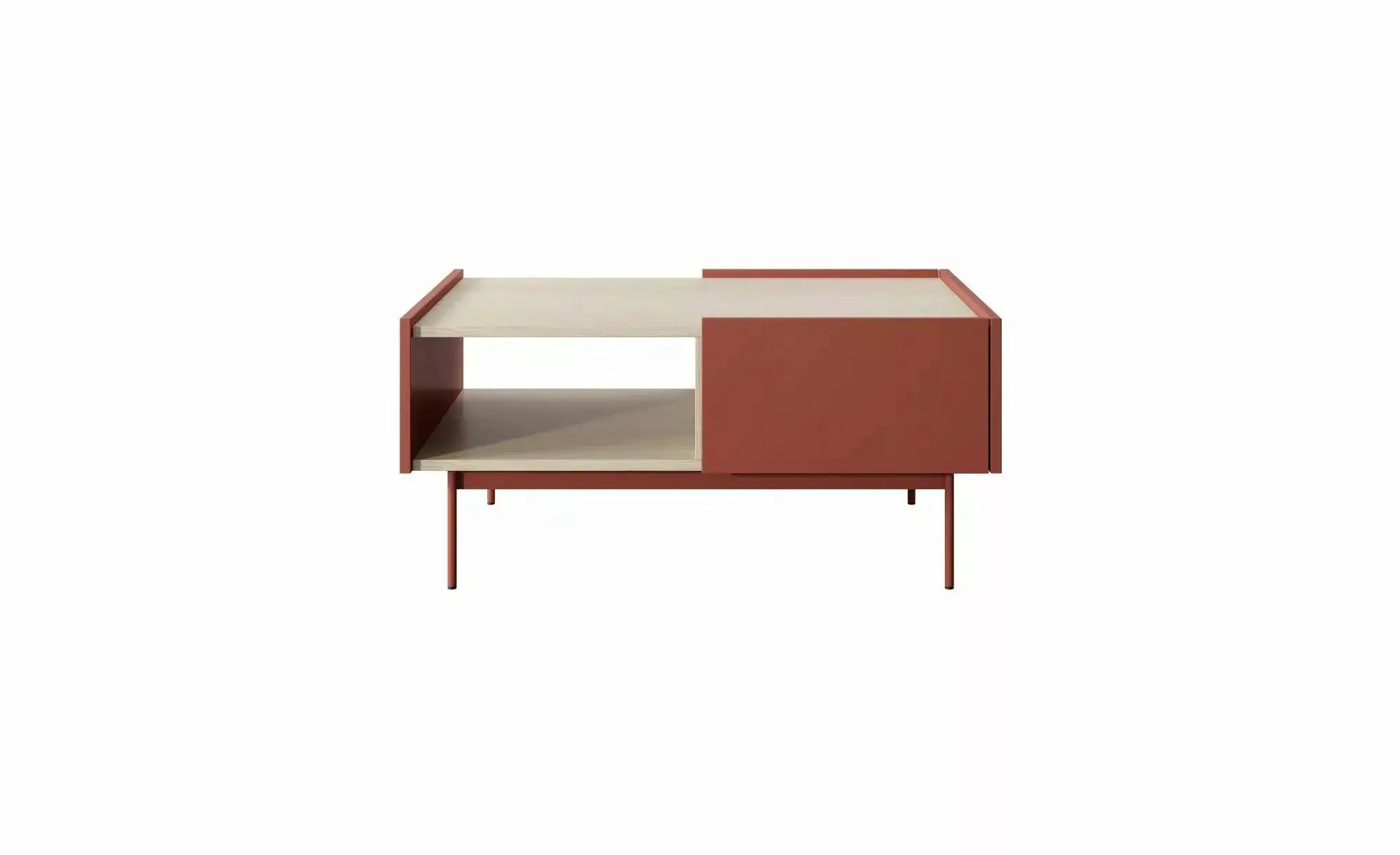 Couchtisch  Color ¦ rot ¦ Maße (cm): B: 97 H: 45 Tische > Couchtische > Cou günstig online kaufen