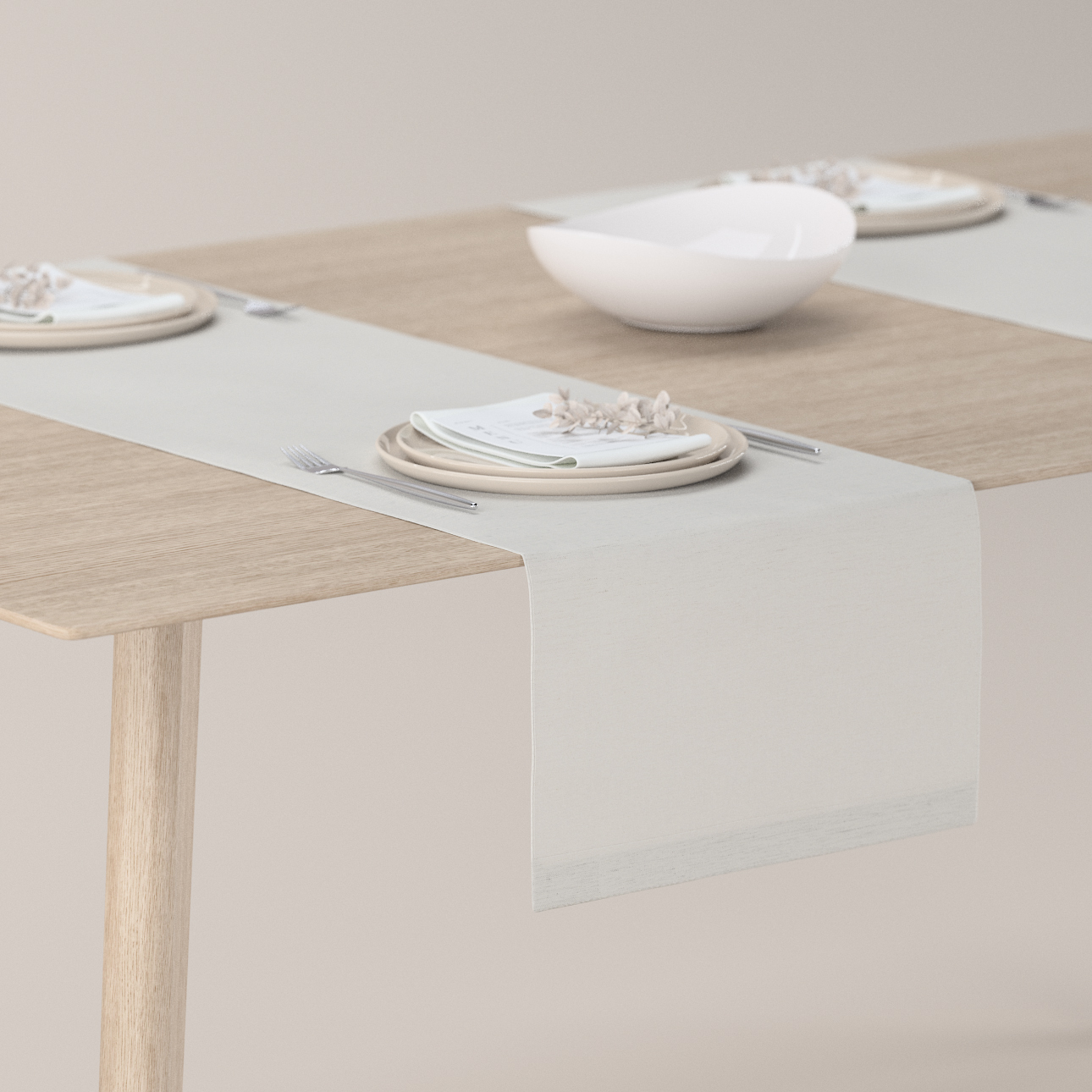 Tischläufer, altweiß, 40 x 130 cm, Leinen (159-06) günstig online kaufen