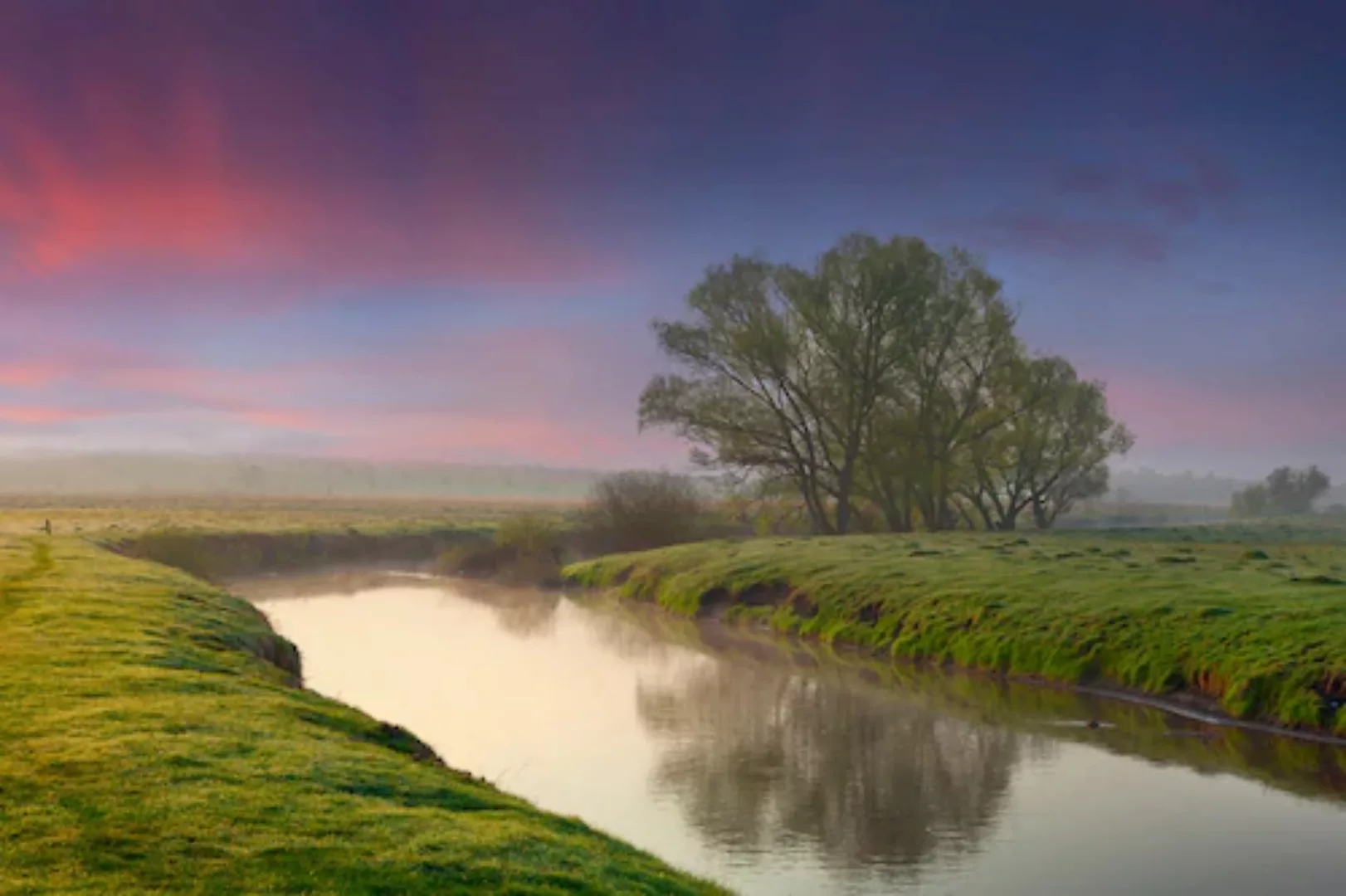 Papermoon Fototapete »Fluss in Landschaft« günstig online kaufen