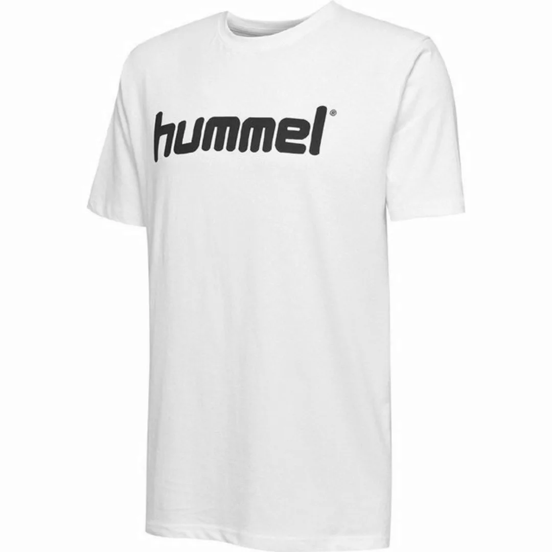 hummel T-Shirt Logo T-Shirt Sport Kurzarm Rundhals Shirt aus Baumwolle HMLG günstig online kaufen