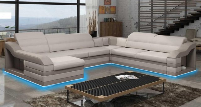 Xlmoebel Ecksofa Wohnlandschaft Sofa Polsterung Stoff Leder Ecksofa Schlafc günstig online kaufen