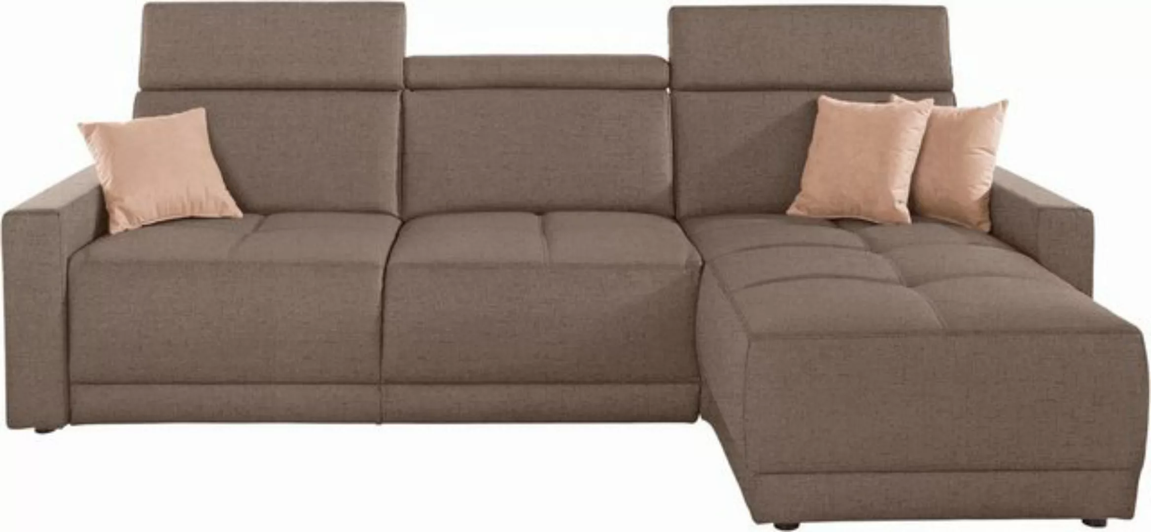 DOMO collection Ecksofa Ava L-Form, mit Recamiere, Federkern wahlweise mit günstig online kaufen