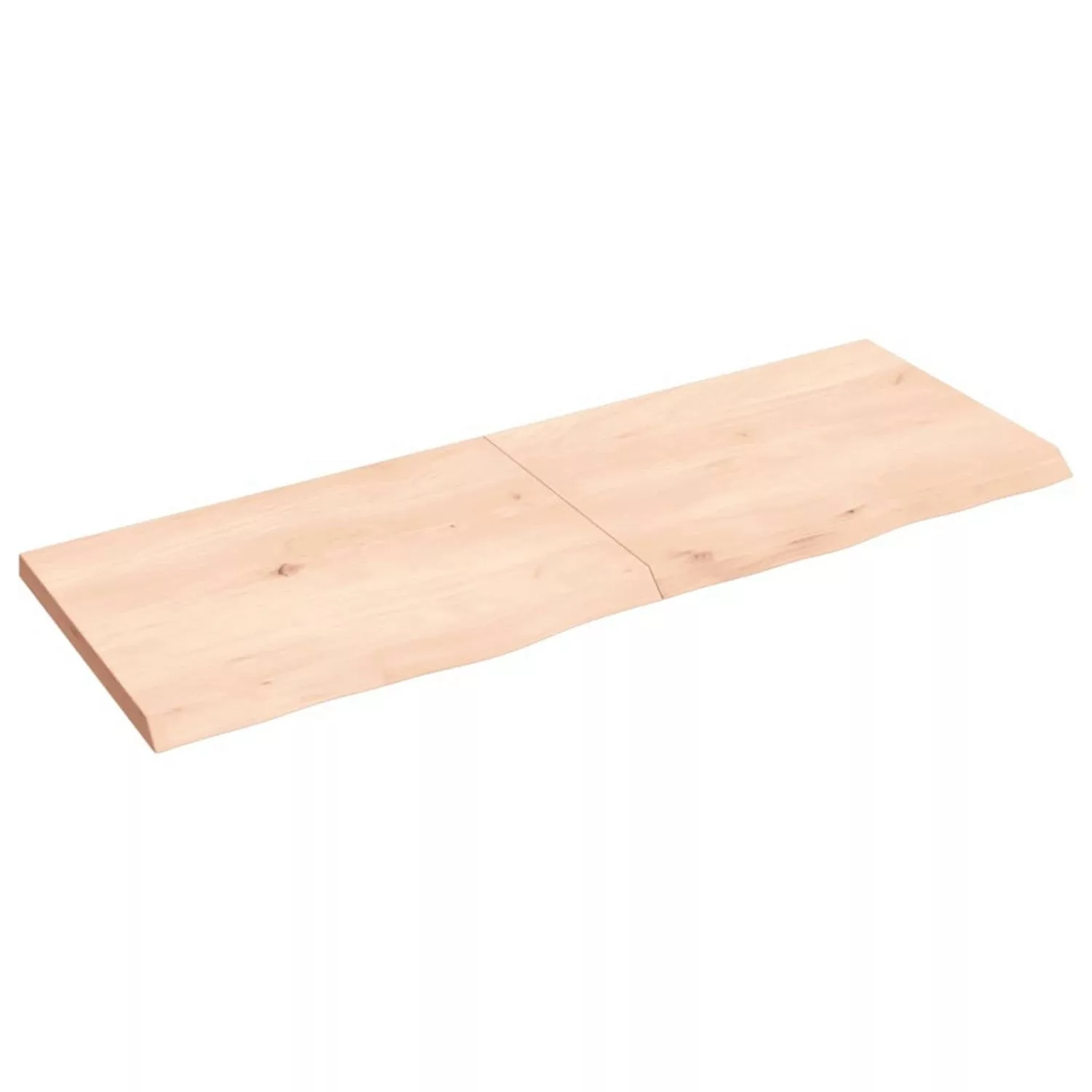 vidaXL Waschtischplatte 140x50x4 cm Massivholz Unbehandelt günstig online kaufen