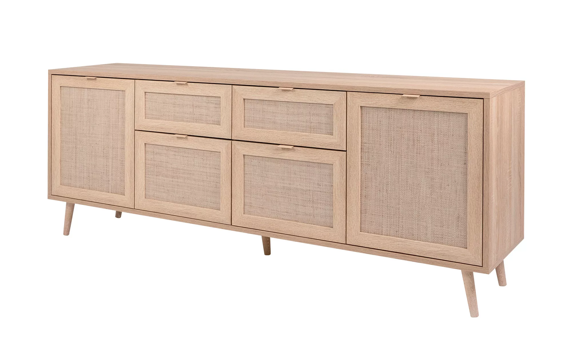 Sideboard  Rafia ¦ holzfarben ¦ Maße (cm): B: 180 H: 71 T: 40 Kommoden & Si günstig online kaufen