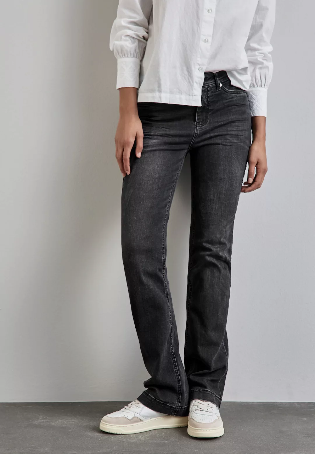 STREET ONE Slim-fit-Jeans, High Waist günstig online kaufen