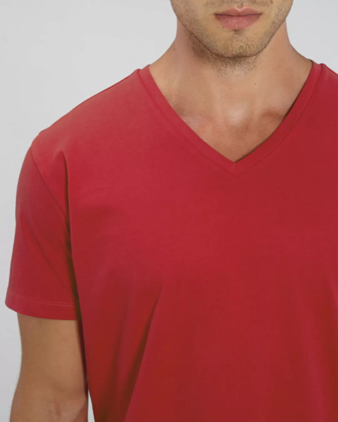 Bio Herren V-neck T-shirt "Chill - Against" günstig online kaufen