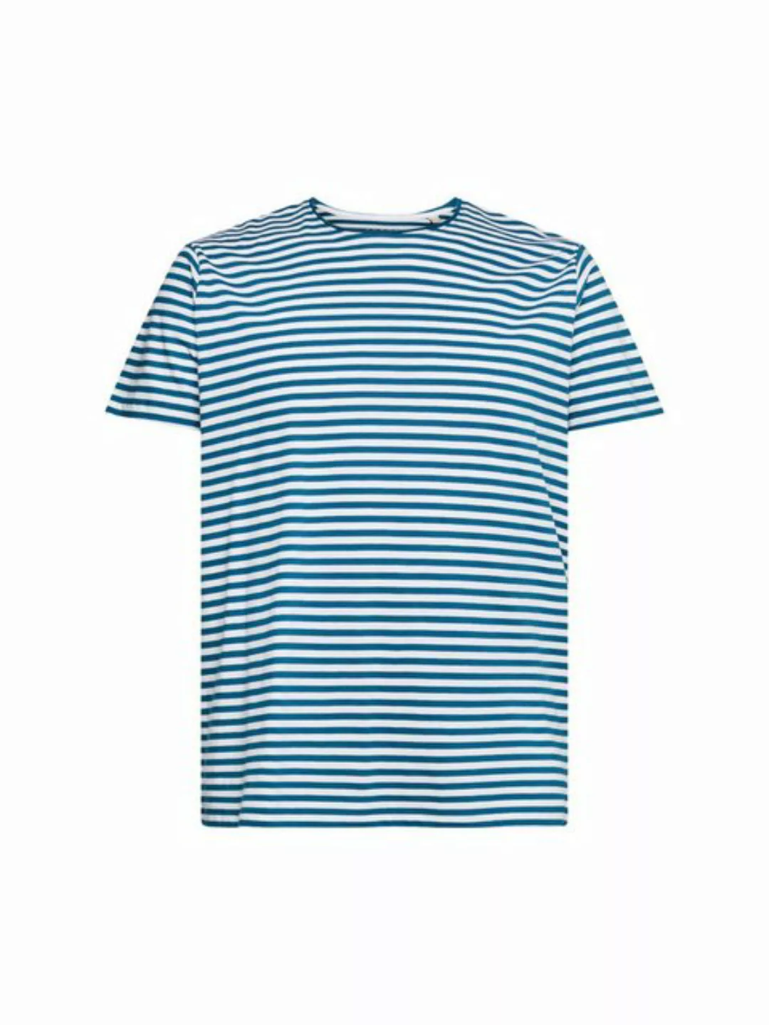 Esprit T-Shirt Jersey-T-Shirt mit Streifenmuster (1-tlg) günstig online kaufen