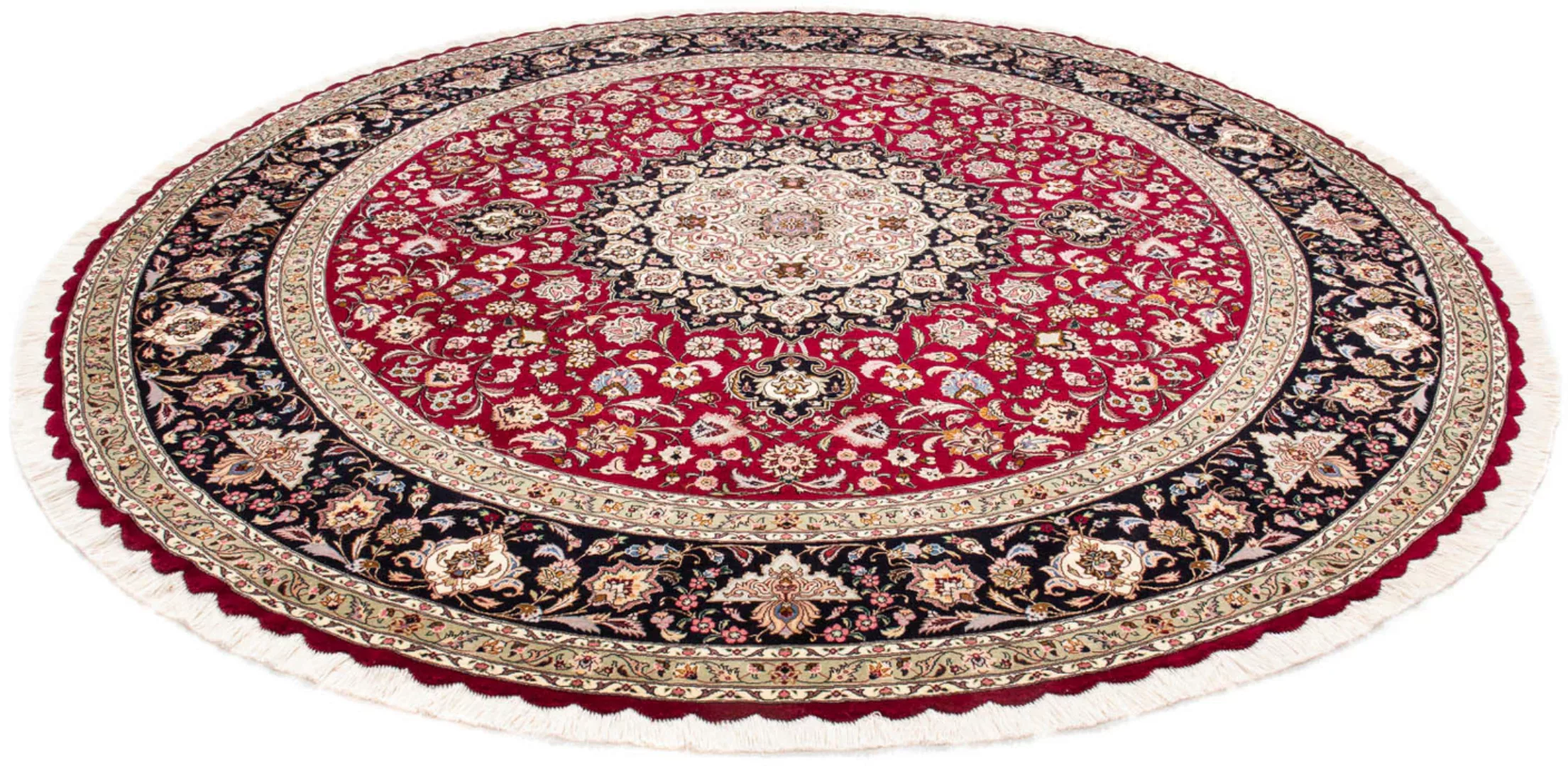 morgenland Orientteppich »Perser - Täbriz - Royal rund - 245 x 245 cm - dun günstig online kaufen