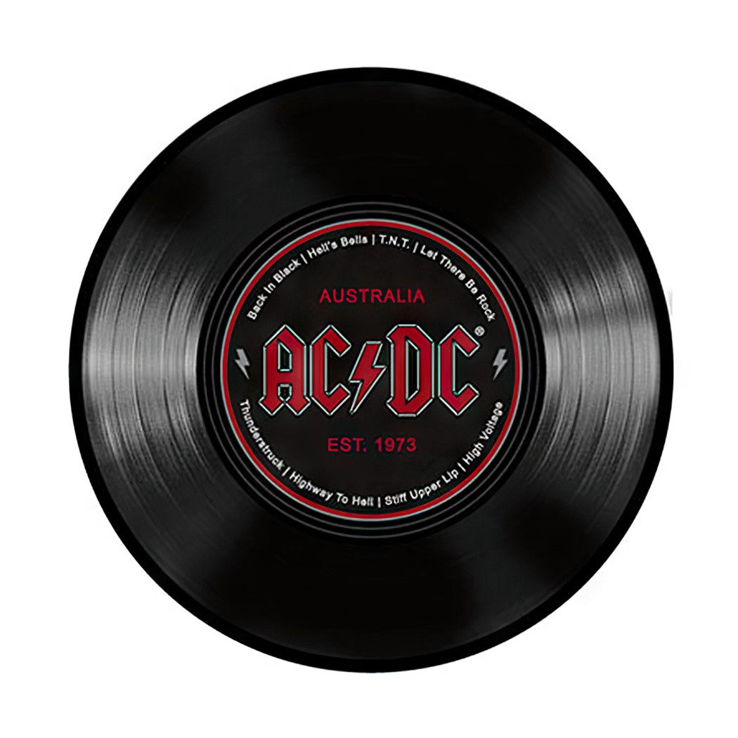 Close Up Schreibgeräteetui AC/DC Mousepad Schallplatte günstig online kaufen