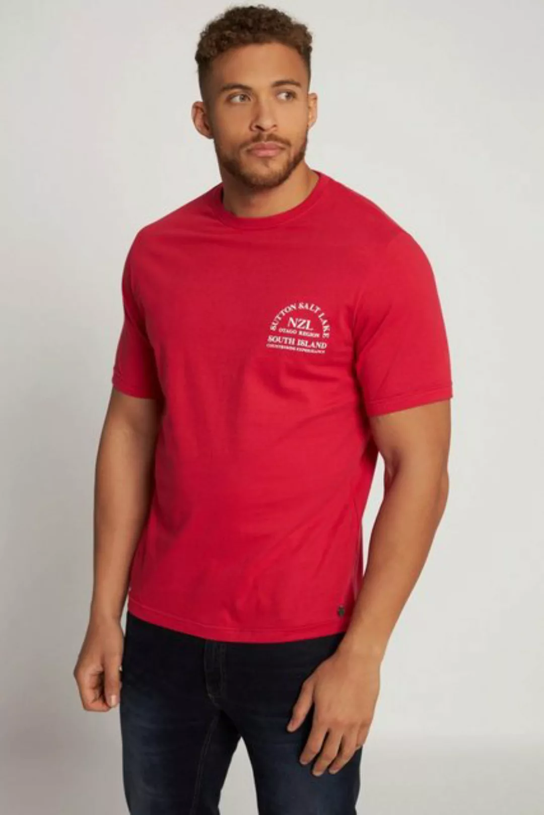 JP1880 T-Shirt T-Shirt Halbarm Print Rundhals bis 8 XL günstig online kaufen