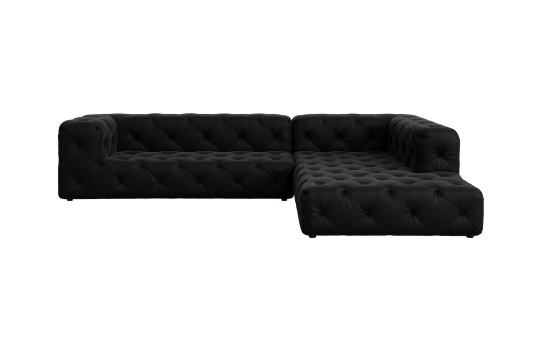 Places of Style Ecksofa »FOLLINA«, L-Form, mit klassischer Chesterfield-Kno günstig online kaufen