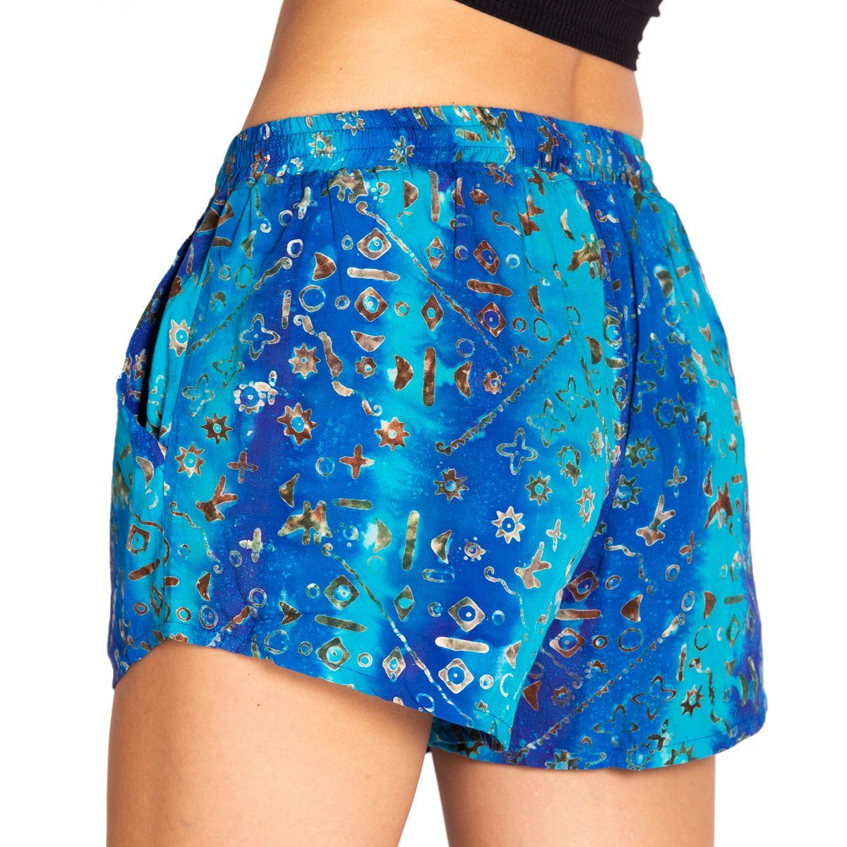 PANASIAM Strandshorts Damen Shorts Wachsbatik für günstig online kaufen