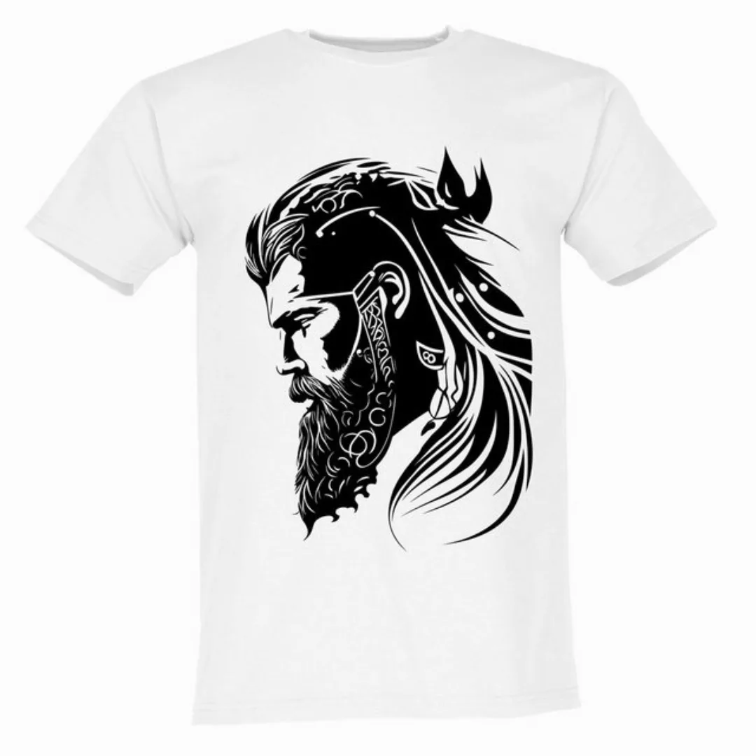Banco T-Shirt Banco Herren T-Shirt mit Nordischem Flair König der Bärte lan günstig online kaufen