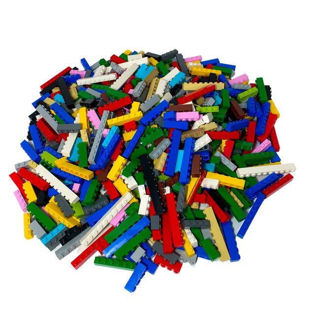LEGO® Spielbausteine LEGO® 1x2, 1x4, 1x6 Steine Hochsteine Gemischt NEU! Me günstig online kaufen