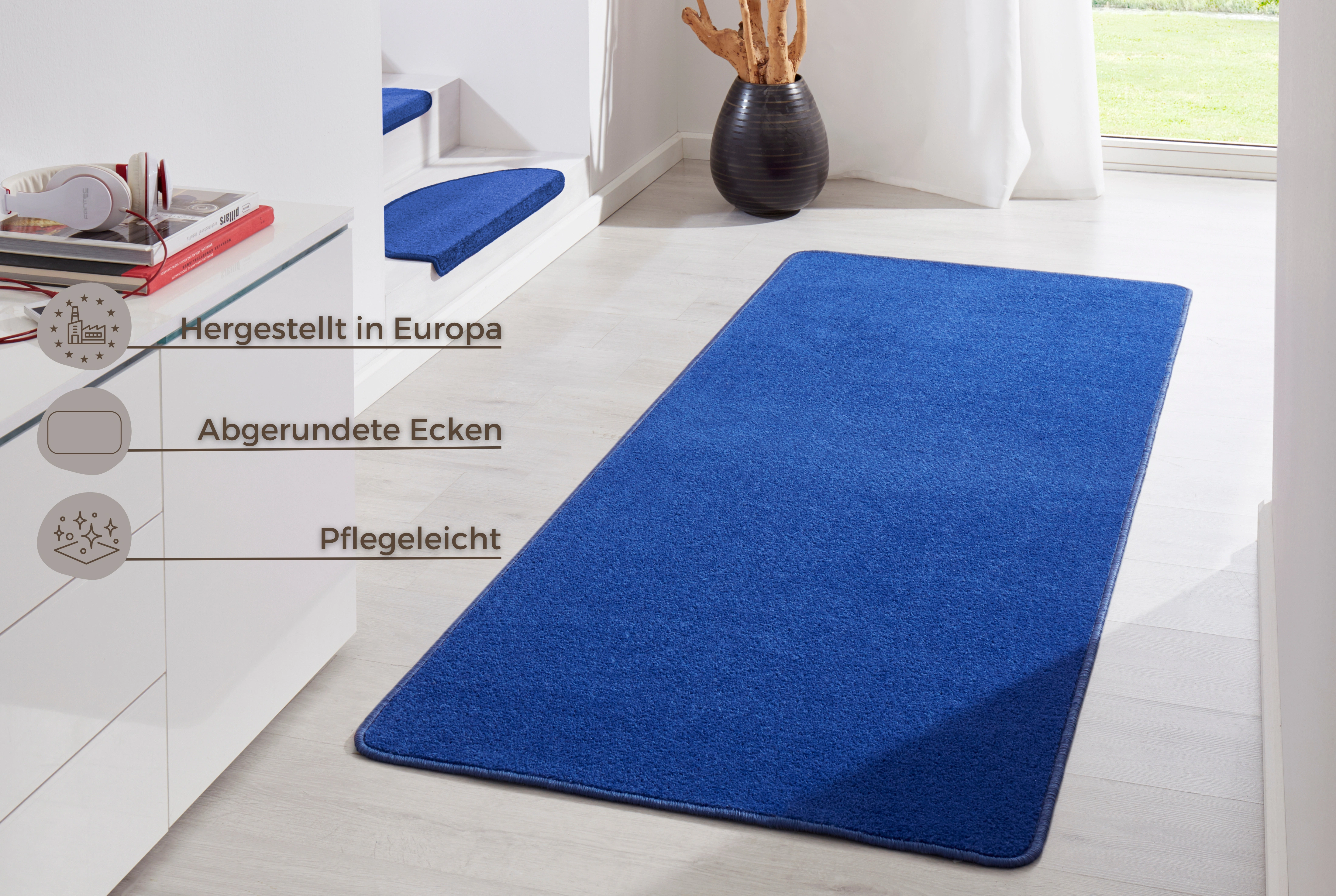 HANSE Home Teppich »Fancy«, rechteckig, Kurzflor, weich, uni, gekettelt, Wo günstig online kaufen